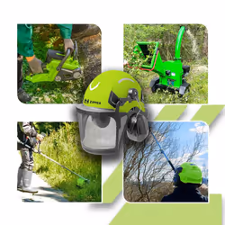 Zipper ZI-FHPROFI Équipement de sécurité pour la tête Noir, Vert clair