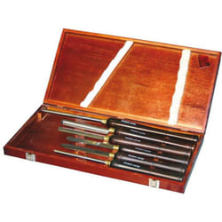 Holzmann - Coffret de 6 gouges de tournage hss H6TLG