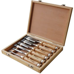 Holzmann - jeu 6 gouges ciseaux outils a bois SES6TLG