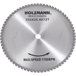 Lame de scie circulaire au carbure Holzmann Maschinen MKS355SB 355 x 25.4 mm Nombre de dents: 72 1 pc(s) W503721