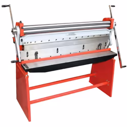 Machine très stable, multifonctionnel 3 en 1, le pliage, rouleuse, plieuse et cisaille Il peut être fixé sur un établi ou sur ...