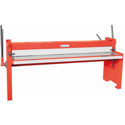 Guillotine à tôle d'atelier manuelle pour coupe de feuilles 2000 x 1,25 mm - Holzmann