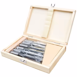 Description générale Coffret de 6 mèches à mortaiser avec rotation droite. Les mèches ont des diamètres de 6, 8, 10, 12, 14 e ...