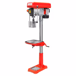 Base solide pour un bon équilibre de la machine Moteur d'aluminium selon les normes IP54. Colonne en acier, solide, polie, et ...