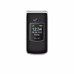 Beafon SL605, Clapet, SIM unique, 6,1 cm (2.4"), Bluetooth, 2050 mAh, Noir, Argent