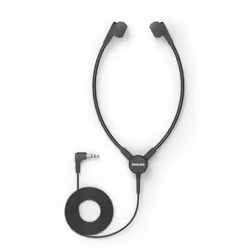 Philips ACC0233, Avec fil, Casque, Noir