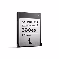 Angelbird Technologies AV PRO CFexpress B SX, 330 Go, CFexpress, 1785 Mo/s, 1600 Mo/s, Argent, Noir