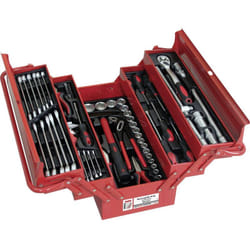 Maschinen WZK86CrV Boîte à outils garnie rouge - Holzmann