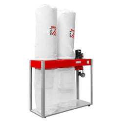 Aspirateur à copeaux de bois 2 x 180 litres - 400 v - 2200 w - Holzmann