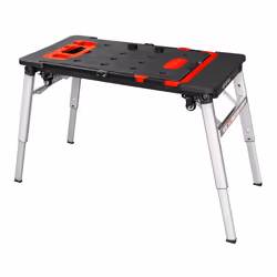 Holzmann MF7IN1, Établi portable, Noir, Rouge, Acier inoxydable, 250 kg, 520 - 780 mm, 109 cm, 55 cm