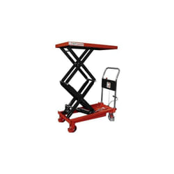 Elevateur a double pantographe avec chariot reglable sht350xxf Holzmann