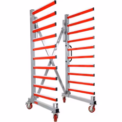 Le chariot HOLZMANN TAW76 est un chariot cantilever mobile, idéal pour le transport et le stockage de panneaux/bandes ou pour ...