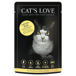 Cat's Love NOURRITURE HUMIDE POUR CHATS ADULTE POULET PUR