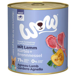 WOW.Pet 9120063681594 pâtée pour chien Agneau Adulte 800 g