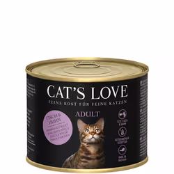 Cat's Love CA00200FC, Adulte, Toutes races, Poulet, Poisson, 200 g, Sans grain, Pas de couleurs artificielles