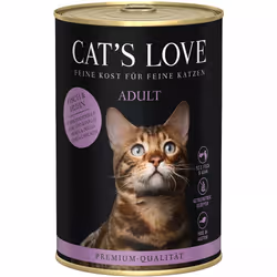 Cat's Love CA00400FC, Adulte, Toutes races, Poulet, Poisson, 400 g, Sans grain, Pas de couleurs artificielles