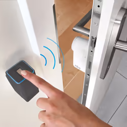 ekey Smart Türschlossantrieb lecteur d'empreintes digitales Noir, Blanc