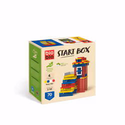 Bioblo Sart Box « Basic-Mix » avec 70 briques, Elements de jeu de construction