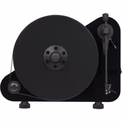 Pro-Ject VT-E BT R, Tourne-disque entraîné par courroie, Automatique, Noir, Aluminium, Acier inoxydable, Silicium, Panneaux M ...