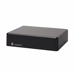 Pro-Ject Optical Box E Phono, Noir, 20 - 20000 Hz, 47000 Ohm, 43 dB, 0,04%, 0,5 A
