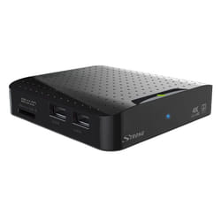 Strong SRT 2022 boîtier de télévision intelligent Noir 4K Ultra HD 8 Go Wifi Ethernet/LAN