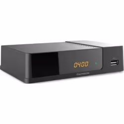 Thomson THT709, Full HD, 480i, 480p, 576i, 576p, 720p, 1080i, 1080p, 4:3, 16:9, H.265, HEVC, AC3, PCM, Noir