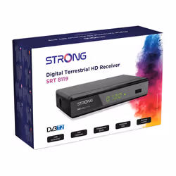 Strong SRT 8119 TV set-top boxe Terrestre Full HD Noir