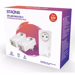 Strong Powerline 600 Triple 600 Mbit/s Ethernet/LAN Blanc 3 pièce(s) - Vue supplémentaire 4