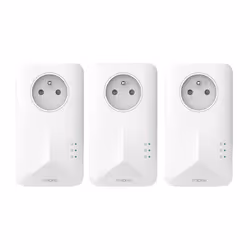Strong Powerline 1000, 1000 Mbit/s, Type E, Gigabit Ethernet, 10,100,1000 Mbit/s, HomePlug AV2, 128-bit AES