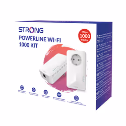 Strong POWERL1000DUOWIFIEUV2 Adaptateur réseau CPL 1000 Mbit/s Ethernet/LAN Wifi Blanc 2 pièce(s) - Vue supplémentaire 7