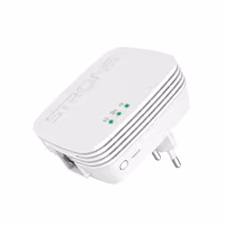 Strong POWERLWF600DUOMINI Adaptateur réseau CPL 600 Mbit/s Ethernet/LAN Wifi Blanc 2 pièce(s)
