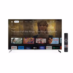 Strong SRT 65UF8733, 165,1 cm (65"), 3840 x 2160 pixels, QLED, Smart TV, Wifi, Métallique, Argent
