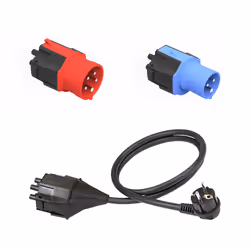 NRGkick 20001053, Adaptateur de douille, Noir, Bleu, Rouge