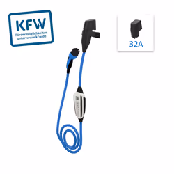 NRGkick KfW Max, Type 2, 32 A, Extérieure, IK10, 5 m, Surtension, Surchauffe, Sous-tension