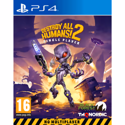 Ecoplay Destroy All Humans! 2 Reprobed Single Player (PS4), PlayStation 4, T (Teen), Support physique