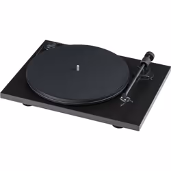 Pro-Ject Primary E Phono, Tourne-disque entraîné par courroie, Manuel, Noir, Silicium, Panneaux MDF, 33,45 tr/min