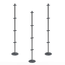 Gusta Garden Tomato Buddy Métal, Plastique Gris