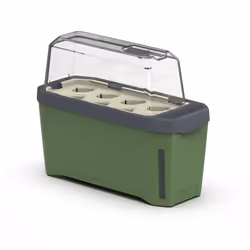 Gusta Garden HARRY HERBS, Pot pour plante, Autonome, Vert, Rectangle, Intérieur & extérieur, Monochromatique