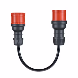 go-e Gemini flex, Noir, Droit, Droit, IP55, 400 V, 0,3 m