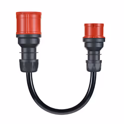 go-e Gemini flex, Noir, Droit, Droit, IP55, 22 kW, 16 A