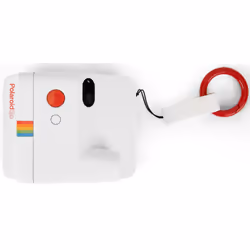 Polaroid 6158, Appareil photographique à développement instantané, Métal, Nylon, Rouge, Blanc, Chine, 60 mm, 13 mm