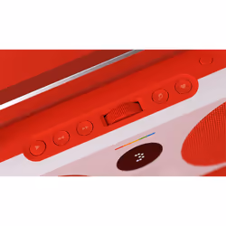 Polaroid PLRMUSICP39091RED enceinte portable Rouge, Blanc