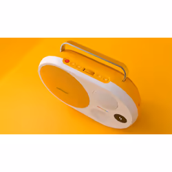 Polaroid PLRMUSICP49094YLW enceinte portable Blanc, Jaune