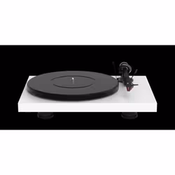 Pro-Ject Debut Carbon EVO, Tourne-disque entraîné par courroie, Semi-automatique, Blanc, Disque d'entraînement / Courroie cra ...
