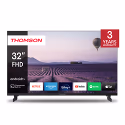 Thomson 32FA2S13, 81,3 cm (32"), 1920 x 1080 pixels, LED, Smart TV, Wifi, Noir