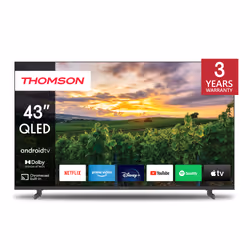 Thomson 43QA2S13, 109,2 cm (43"), 3840 x 2160 pixels, QLED, Smart TV, Wifi, Gris