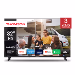 Thomson 32HA2S13C, 81,3 cm (32"), 1366 x 768 pixels, HD, Smart TV, Wifi, Noir