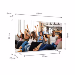 Thomson 55UG4S14W TV 139,7 cm (55") 4K Ultra HD Smart TV Wifi Blanc