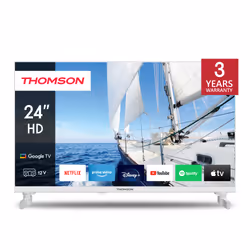 Thomson 24HG2S14CW, 61 cm (24"), 1366 x 768 pixels, LED, Smart TV, Wifi, Blanc