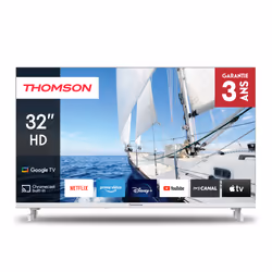 Thomson 32HG2S14W, 81,3 cm (32"), 1366 x 768 pixels, LCD, Smart TV, Wifi, Blanc